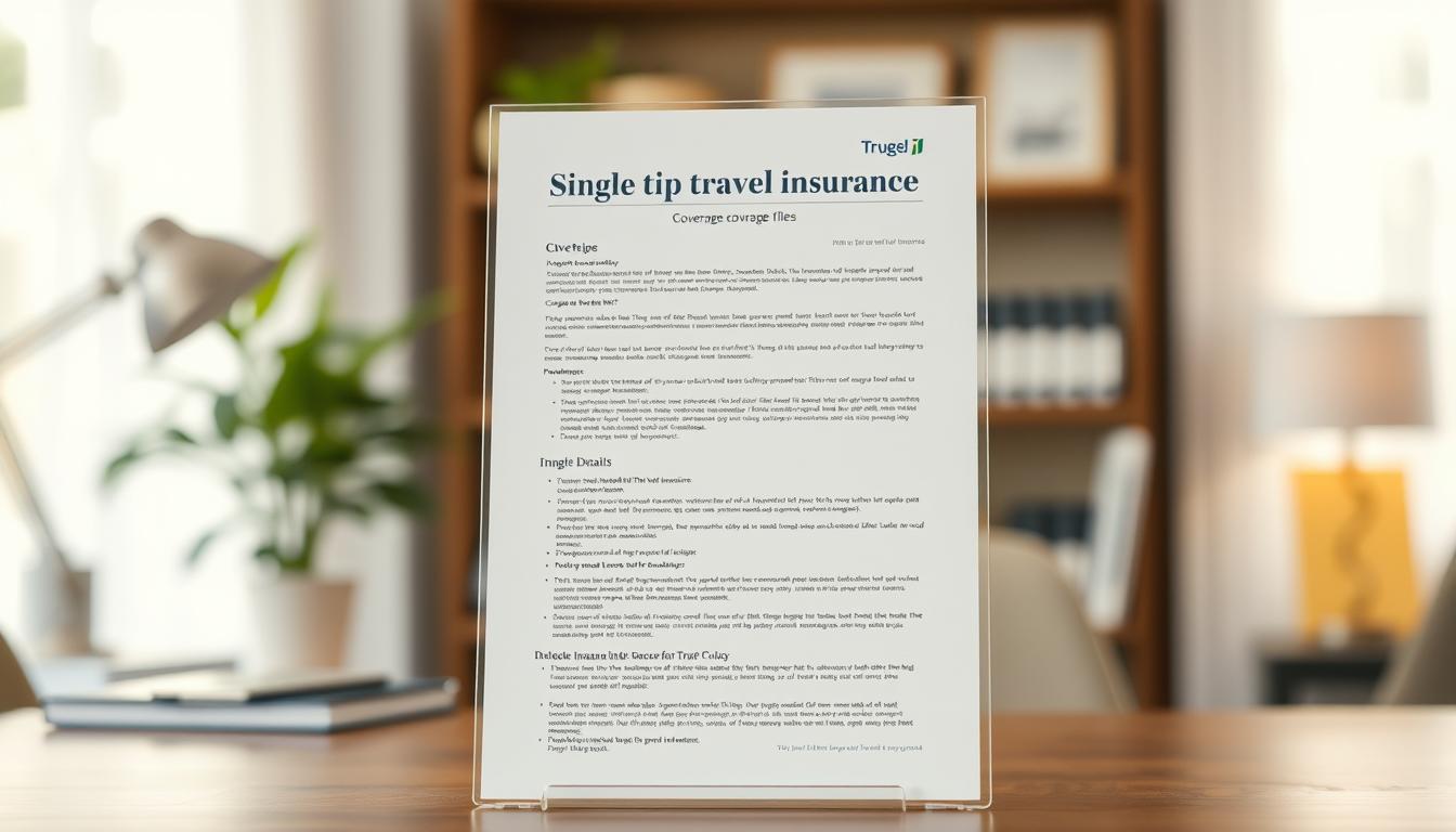 single trip travel insurance